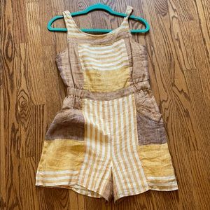 Patterned romper